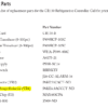 Replacement Parts List VR4